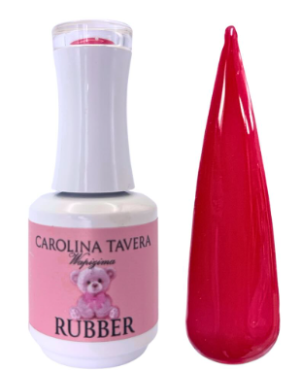 teddy rubber rojo