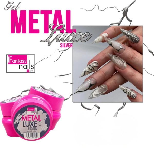 gel metal luxe silver fantasy