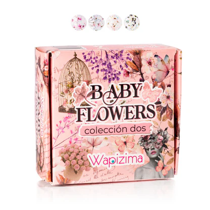 coleccion acrilico wapizima 4 pzs «baby flowers colecciÓn dos» coleccion acrilico wapizima 4 pzs «baby flowers colecciÓn dos»