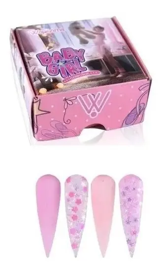COLECCION ACRILICO WAPIZIMA 4 PZS «BABY GIRL»