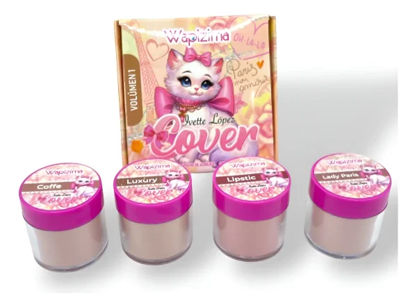 coleccion acrilico wapizima 4 pzs «ivette lopez cover vol 1»