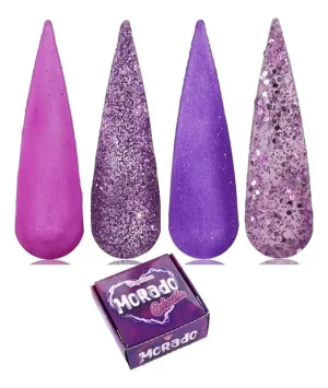 coleccion acrilico wapizima 4 pzs «morado» coleccion acrilico wapizima 4 pzs «morado»