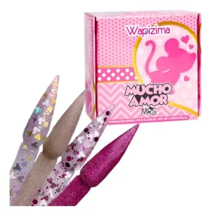 coleccion acrilico wapizima 4 pzs «mucho amor mrs.» coleccion acrilico wapizima 4 pzs «mucho amor mrs.»