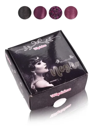 coleccion acrilico wapizima 4 pzs «negro»