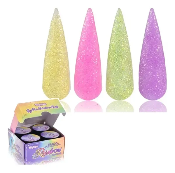 coleccion acrilico wapizima 4 pzs «rainbow»