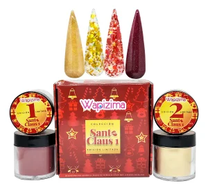 coleccion acrilico wapizima 4 pzs «santa claus 1»