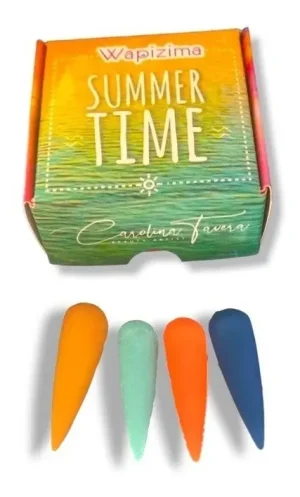 coleccion acrilico wapizima 4 pzs «summer time» coleccion acrilico wapizima 4 pzs «summer time»