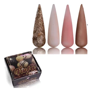 coleccion acrilico wapizima 4 pzs «trufa» coleccion acrilico wapizima 4 pzs «trufa»