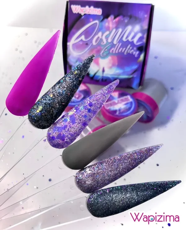 coleccion acrilico wapizima 8 pzs «cosmic»