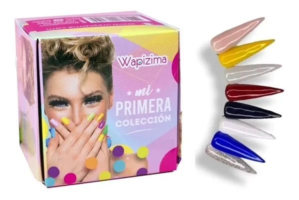 coleccion acrilico wapizima 8 pzs «mi primera colecciÓn»