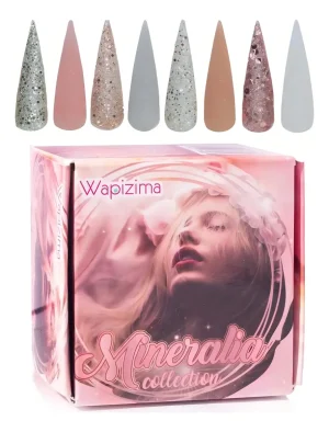 coleccion acrilico wapizima 8 pzs «mineralia»