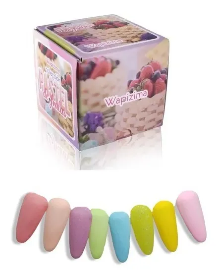 coleccion acrilico wapizima 8 pzs «pastel de frutas»