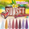 coleccion acrilico wapizima 8 pzs «sunset»