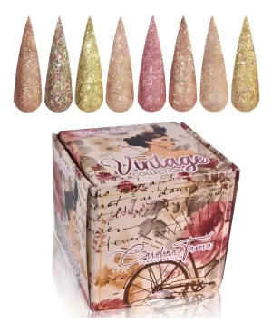 coleccion acrilico wapizima 8 pzs «vintage»