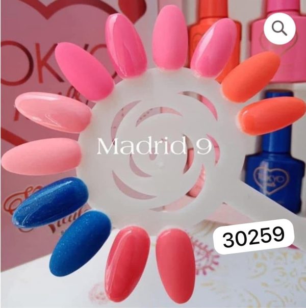 coleccion gel tokyo 6 pzs «madrid 9»