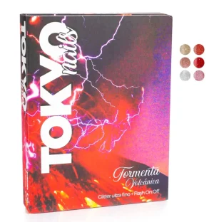coleccion gel tokyo 6 pzs «tormenta volcanica»