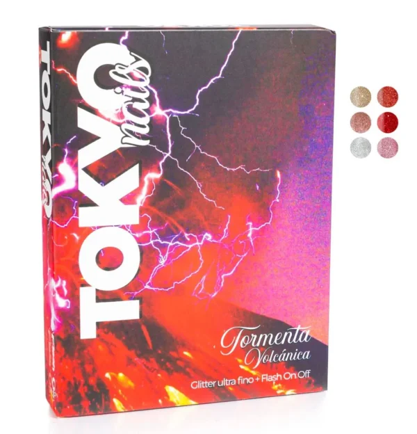 coleccion gel tokyo 6 pzs «tormenta volcanica»