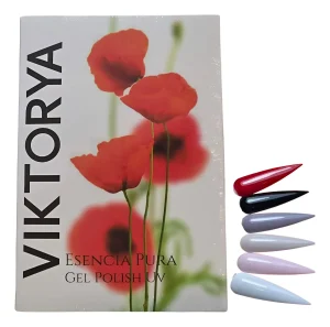 coleccion gel viktorya 6 pzs «esencia pura»