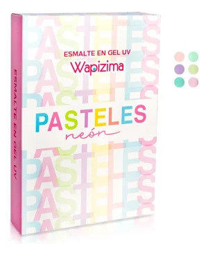 coleccion gel wapizima 6 pzs «pasteles neon» coleccion gel wapizima 6 pzs «pasteles neon»