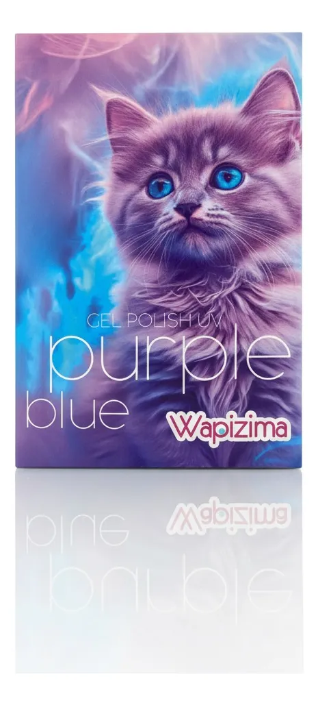 coleccion gel wapizima 6 pzs «purple blue»