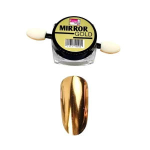 efecto mirror gold fantasy nails efecto mirror gold fantasy nails