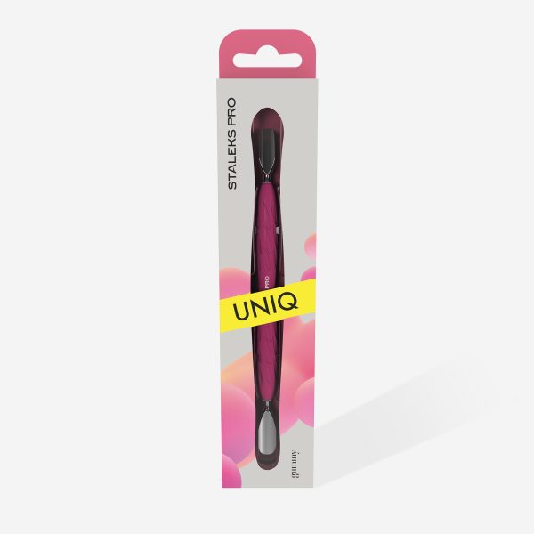 empujador de manicura con mango de silicona gummy uniq 10 1