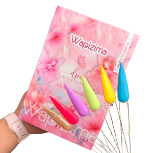 coleccion gel wapizima 6 pzs «dulce perez alas gemelas»