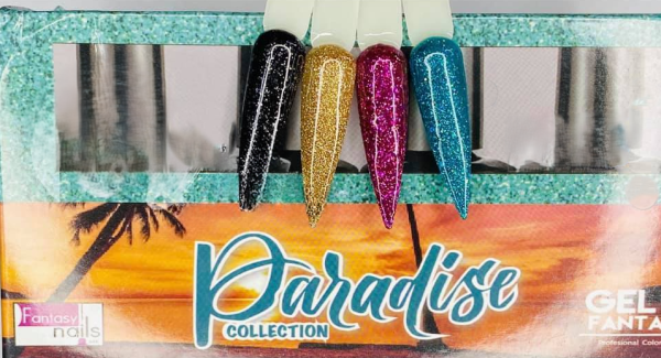 coleccion gel fantasy 4 pzs «paradise»