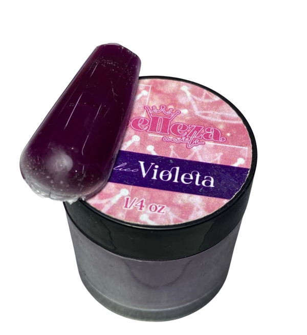 acrilico belleza nails violeta 1/4 oz