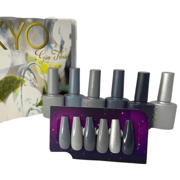 coleccion gel tokyo 6 pzs «gin tonic»