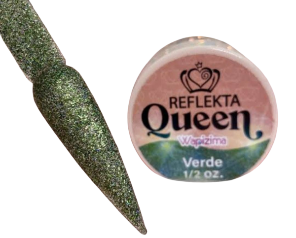 acrilico wapizima reflekta queen verde 1/2 oz