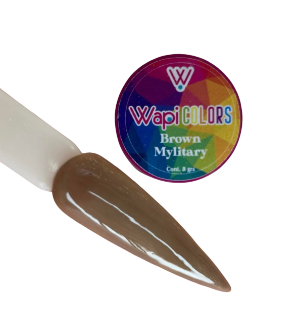 acrilico wapizima brown military 1/4 oz wapizima