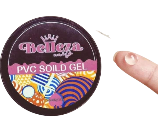 pvc solid gel belleza nails