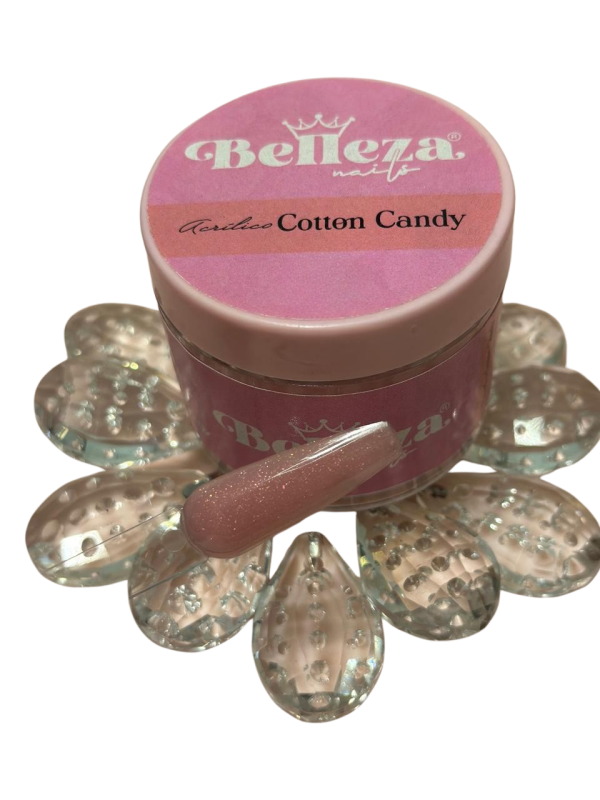 acrilico belleza nails cotton candy