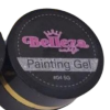 gel painting silver belleza nails