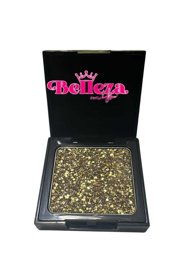 solid glitter #24 belleza nails