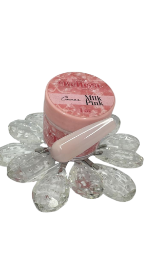 acrilico belleza nails milk pink 1 oz