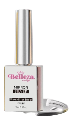 mirror silver belleza nails mirror silver belleza nails