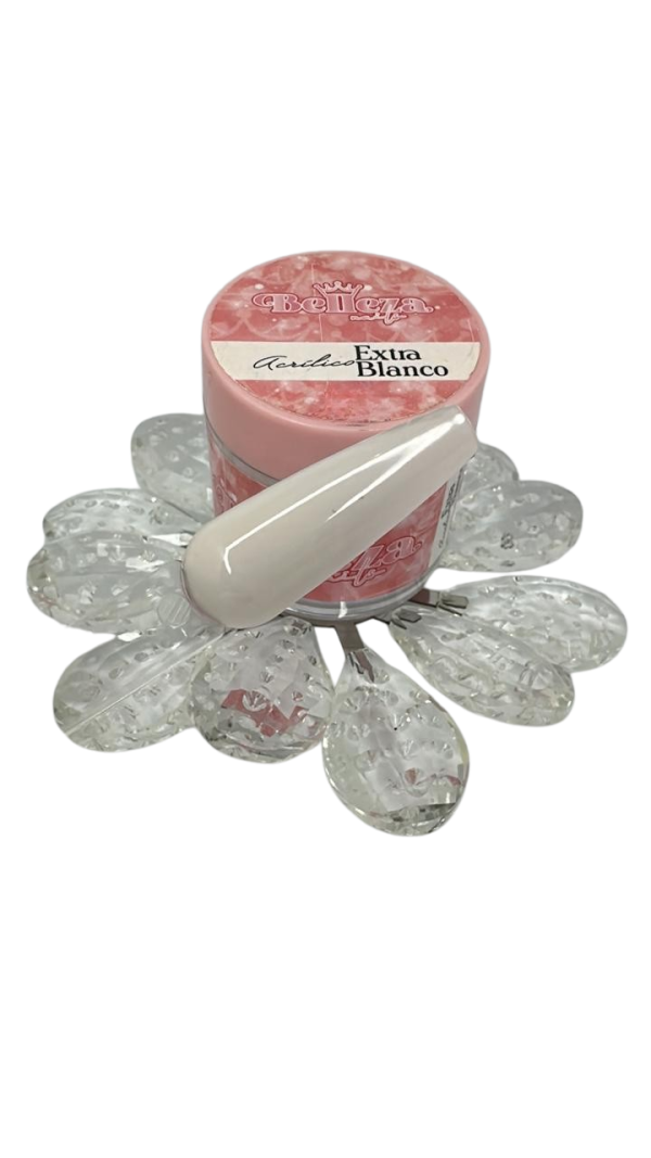 acrilico belleza nails extra blanco acrilico belleza nails extra blanco