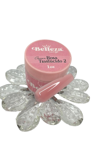 acrilico belleza rosa traslucido 2 1 oz