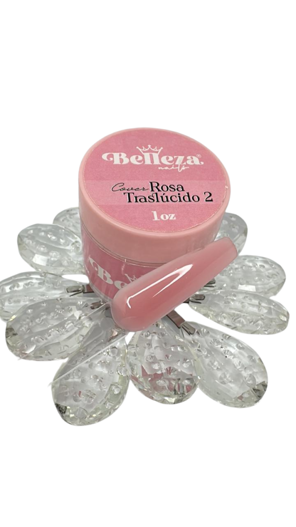 acrilico belleza rosa traslucido 2 1 oz