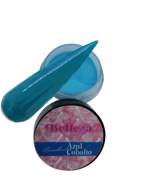 acrilico belleza nails azul cobalto 1/4 oz acrilico belleza nails azul cobalto 1/4 oz