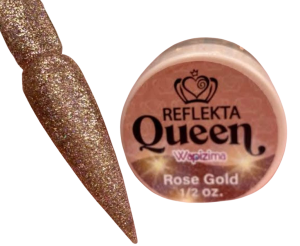 acrilico wapizima reflekta queen rose gold 1/2 oz acrilico wapizima reflekta queen rose gold 1/2 oz