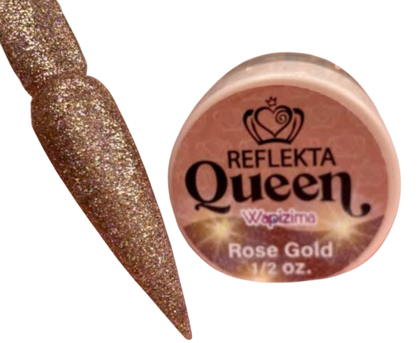 acrilico wapizima reflekta queen rose gold 1/2 oz