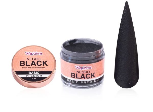 acrilico wapizima basic premium negro black 2 oz