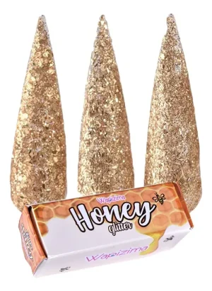 coleccion acrilico wapizima 3 pzs «glitter honey»