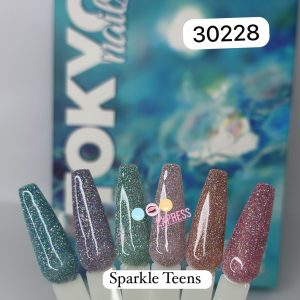 coleccion gel tokyo 6 pzs «sparkle teens»