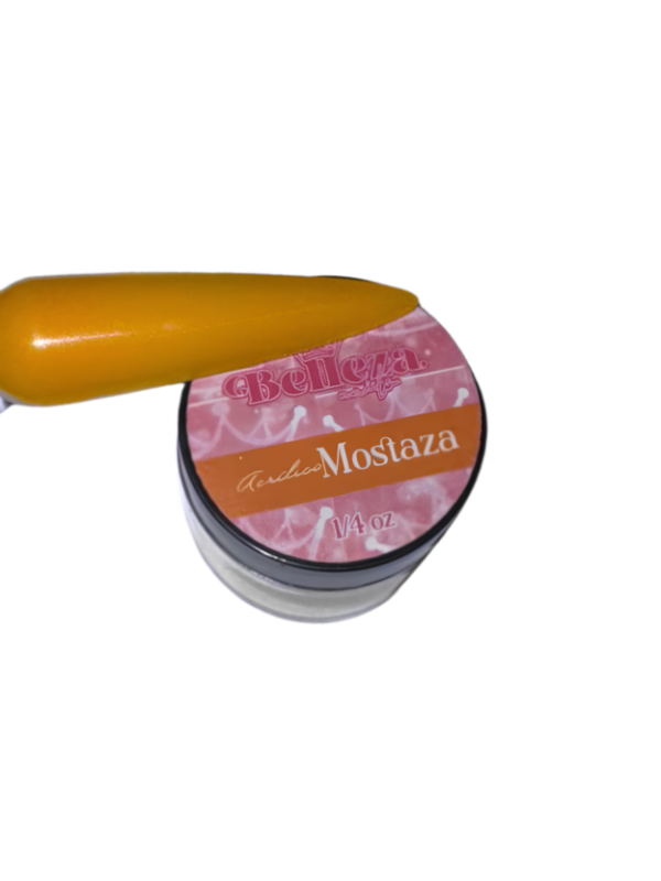 acrilico belleza mostaza 1/4 oz