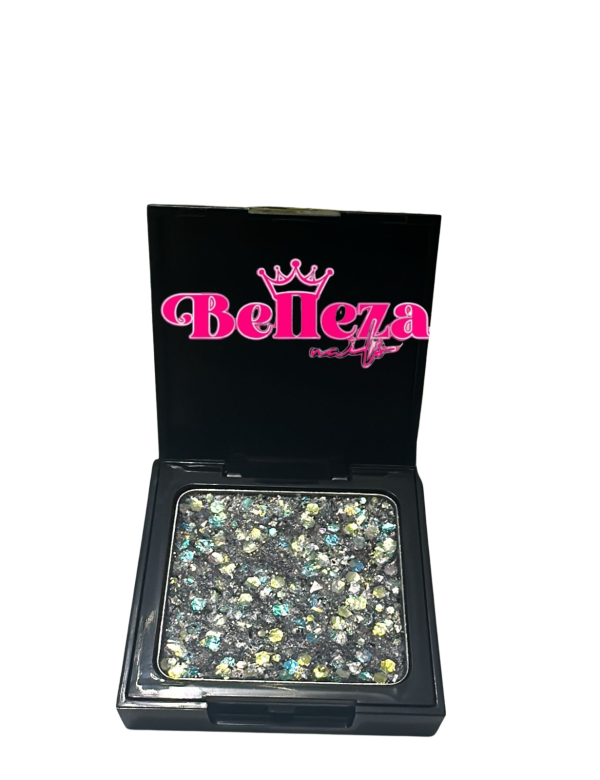solid glitter #03 belleza nails