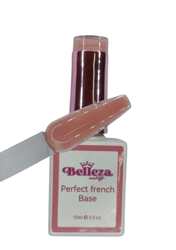 perfect french base 6 belleza nails